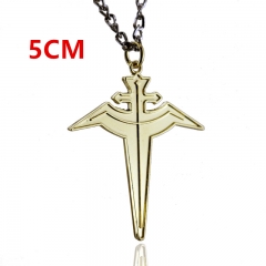 Hakkenden Touhou Hakken Ibun Cosplay Cross Fashion Anime Alloy Necklace