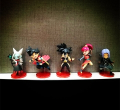 Dragon Ball Super Cosplay Cartoon Collection Model Toy Anime Figure (5pcs/set)