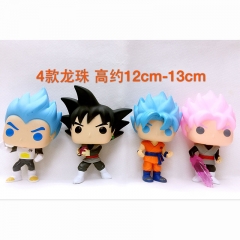 Dragon Ball Z Cute Cartoon Toys 4pcs/set Japanese Anime PVC Figure 5-10cm