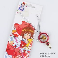 魔卡少女百变小樱金黄色魔法棒魔杖项链