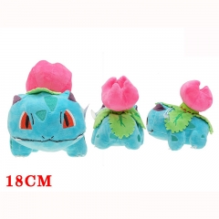 Pokemon Ivysaur Cartoon Stuffed Doll Japanese Anime Plush Toy 18CM