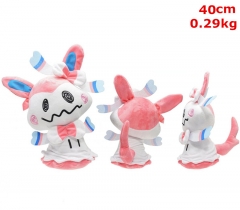 28CM Pokemon Sun and Moon Anime Mimikyu Sylveon For Kids Doll Anime Plush Toy