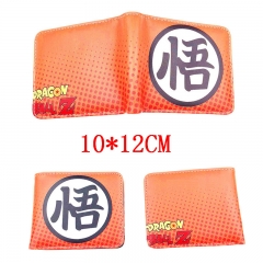 Dragon Ball Z Cartoon Folding PU Purse Anime Short Wallet
