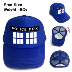Doctor Who Cartoon Hat Wholesale Blue Anime Baseball Cap