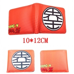 Dragon Ball Z Cartoon Folding PU Purse Anime Short Wallet