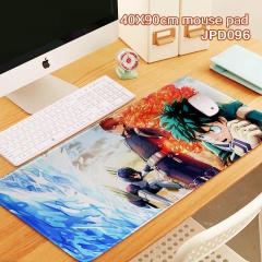 JPD096 我的英雄学院 40X90X0.3锁边加厚键盘垫