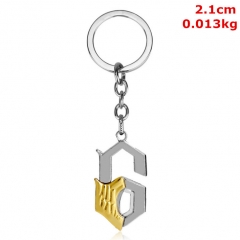 Bleach Grimmjow Jeagerjaques Logo Cosplay Cartoon Decoration Alloy Anime Keychain