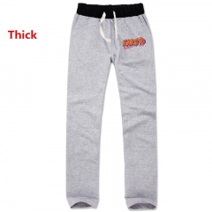 2 colors Cartoon Naruto Long Thick Pants Men Fashion Pants Pants