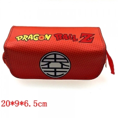Dragon Ball Z Anime Cartoon PU Students Pencil Bag Zipper Pen Bags
