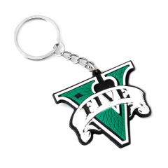Grand Theft Auto V Cosplay Game Pendant Soft Plastic Anime Keychain