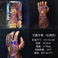 Avengers: Infinity War Thanos Cosplay Movie Decoration Bronze Color Anime Figure Glove