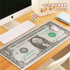 Fashion Dollars Print Cosplay Locking Thicken Mouse Mat Anime Mouse Pad