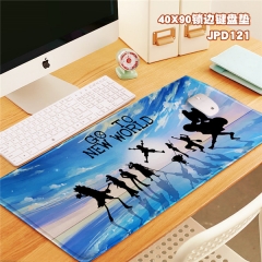 One Piece Cartoon Print Cosplay Locking Thicken Mouse Mat Anime Mouse Pad