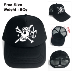 One Piece Cartoon Hat Wholesale Japanese Anime Baseball Cap