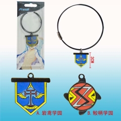 2 Desgins Free Cosplay Cartoon Alloy Anime Necklace