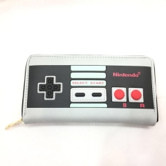 Nintendo Wallets PU Leather Coin Purse Zipper Long Wallet