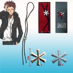 2 Colors K Suoh Mikoto Cosplay Cartoon Alloy Anime Necklace