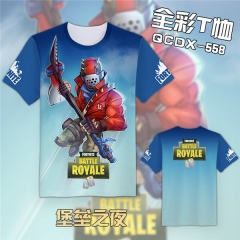 Fortnite Game Cosplay Cartoon Print Anime Short Sleeves T Shirts