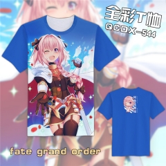 Fate Grand Order Cosplay Cartoon Print Anime Short Sleeves T Shirts