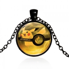 Pokemon Pikachu Kawaii Necklace Alloy Necklace Fashion Pendant For Children