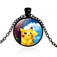Pokemon Pikachu Kawaii Necklace Alloy Necklace Fashion Pendant For Children