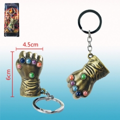 The Avengers Thanos Infinity Gauntlet Cartoon Alloy Keychain