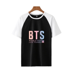 New K-pop BTS Bulletproof Boy Scounts Loose Summer tshirts Fashion Women Men T shirts