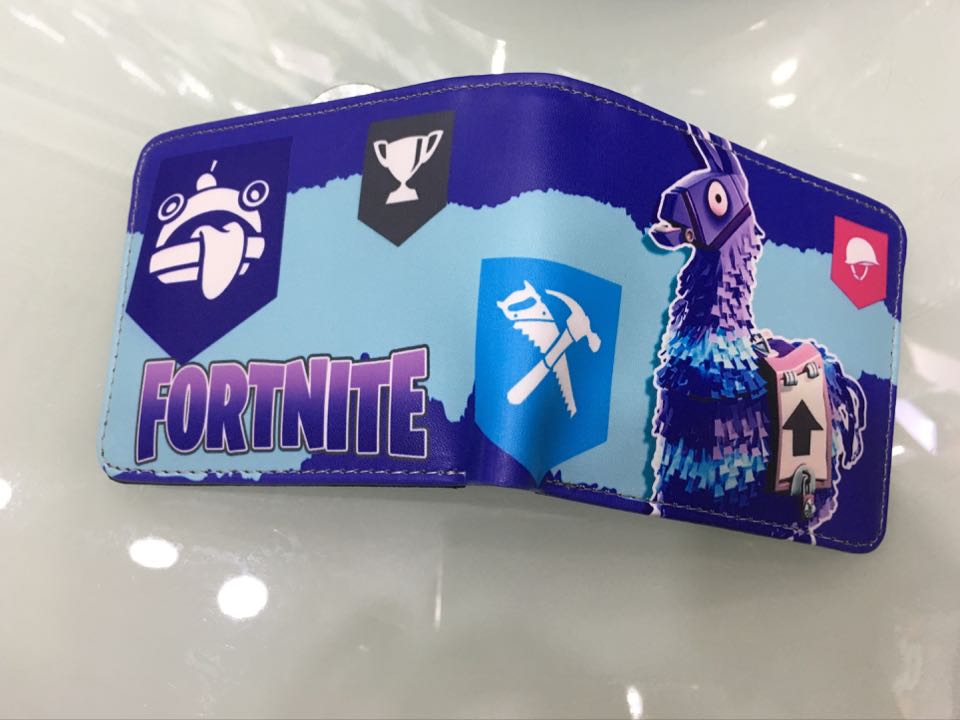 Fortnite Cosplay Game PU Anime Short Wallet Coin Purse