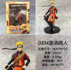 Naruto Uzumaki Naruto Cartoon Model Toy Statue Anime PVC Figure 20cm