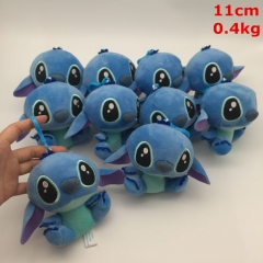 Lilo & Stitch Cosplay Cartoon For Kids Gift Doll Anime Plush Toy Pendant (10pcs/set)