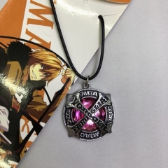 Hitman Reborn Purple Color Cosplay Cartoon Cute Pendant Anime Necklace