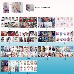 10个一套）14款彩图10个装磨砂卡贴