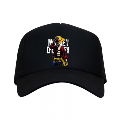 New Arrival One Piece Luffy Cartoon Hat Wholesale Adjust Fashion Anime Baseball Cap
