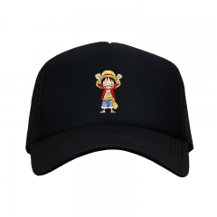 New Arrival One Piece Luffy Cartoon Hat Wholesale Adjust Fashion Anime Baseball Cap