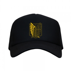New Arrival Attack on Titan Cartoon Hat Wholesale Adjust Fashion Anime Baseball Cap