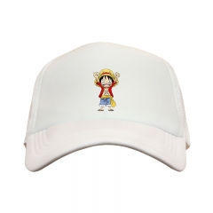 New Arrival One Piece Luffy Cartoon Hat Wholesale Adjust Fashion Anime Baseball Cap