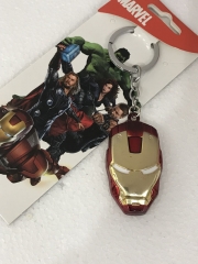 Iron Man Golden Color Cosplay Movie Cartoon Anime Keychain Alloy Key Chains