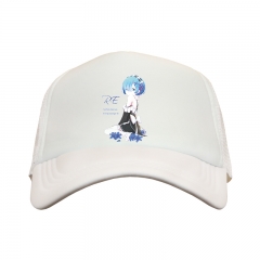 Fashion Re:Zero kara Hajimeru Isekai Seikatsu Rem Cartoon Hat Wholesale Adjust Anime Baseball Cap