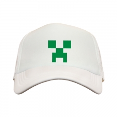 Minecraft Cartoon Green Blocks Hat Wholesale Adjust Fashion Anime Sports Baseball Cap