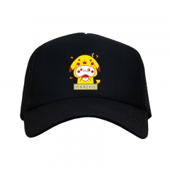 Pokemon Pikachu Cartoon Hat Wholesale Adjust Fashion Anime Sports Baseball Cap