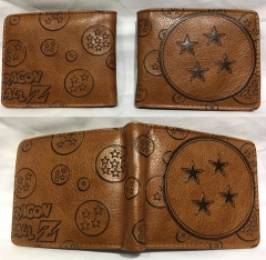 Dragon Ball Z Cosplay Hot Cartoon PU Anime Wallet Bifold Coin Purse