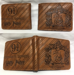 Harry Potter Cosplay Hot Movie Cartoon PU Anime Wallet Bifold Coin Purse