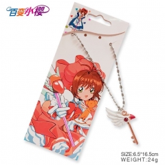 Card Captor Sakura Cosplay Cartoon Anime Alloy Necklace