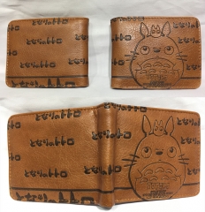 My Neighbor Totoro Cosplay Hot Cartoon PU Anime Wallet Bifold Coin Purse