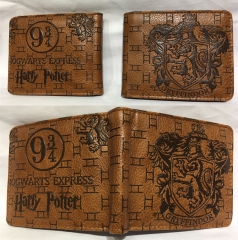 Harry Potter Cosplay Hot Movie Cartoon PU Anime Wallet Bifold Coin Purse