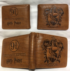 Harry Potter Cosplay Hot Movie Cartoon PU Anime Wallet Bifold Coin Purse