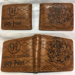 Harry Potter Cosplay Hot Movie Cartoon PU Anime Wallet Bifold Coin Purse