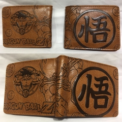 Dragon Ball Z Cosplay Hot Cartoon PU Anime Wallet Bifold Coin Purse