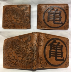 Dragon Ball Z Cosplay Hot Cartoon PU Anime Wallet Bifold Coin Purse