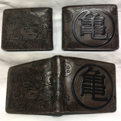 Dragon Ball Z Cosplay Hot Cartoon PU Anime Wallet Bifold Coin Purse
